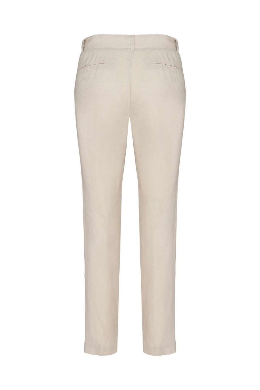 Women's Classic Linen Trousers - Stylish & Eco-Friendly