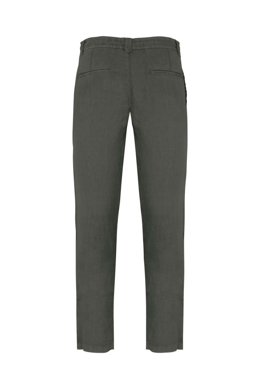 Pantaloni Bărbați Eco din In cu Efect Spălat