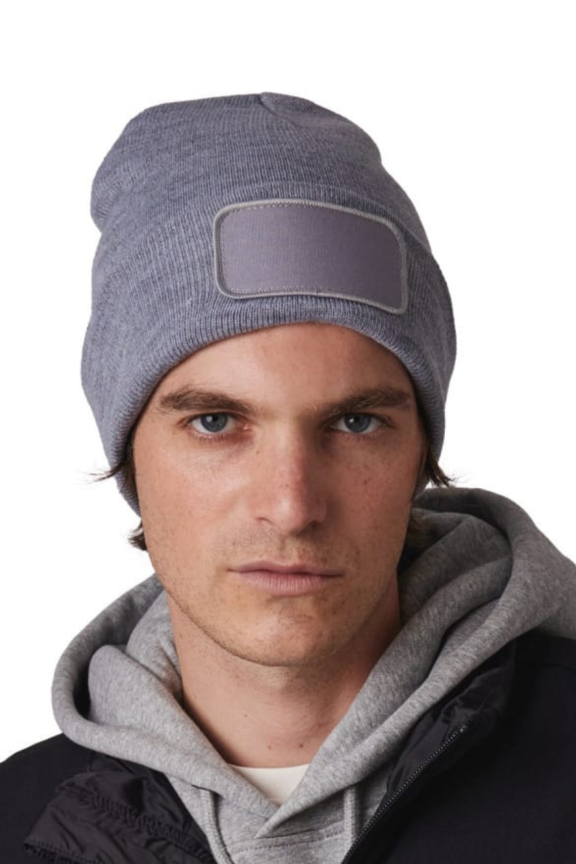 Acrylic Beanie with Customizable Patch