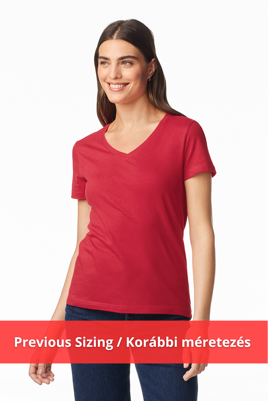 Tricou Damă SOFTSTYLE™ cu Guler în V
