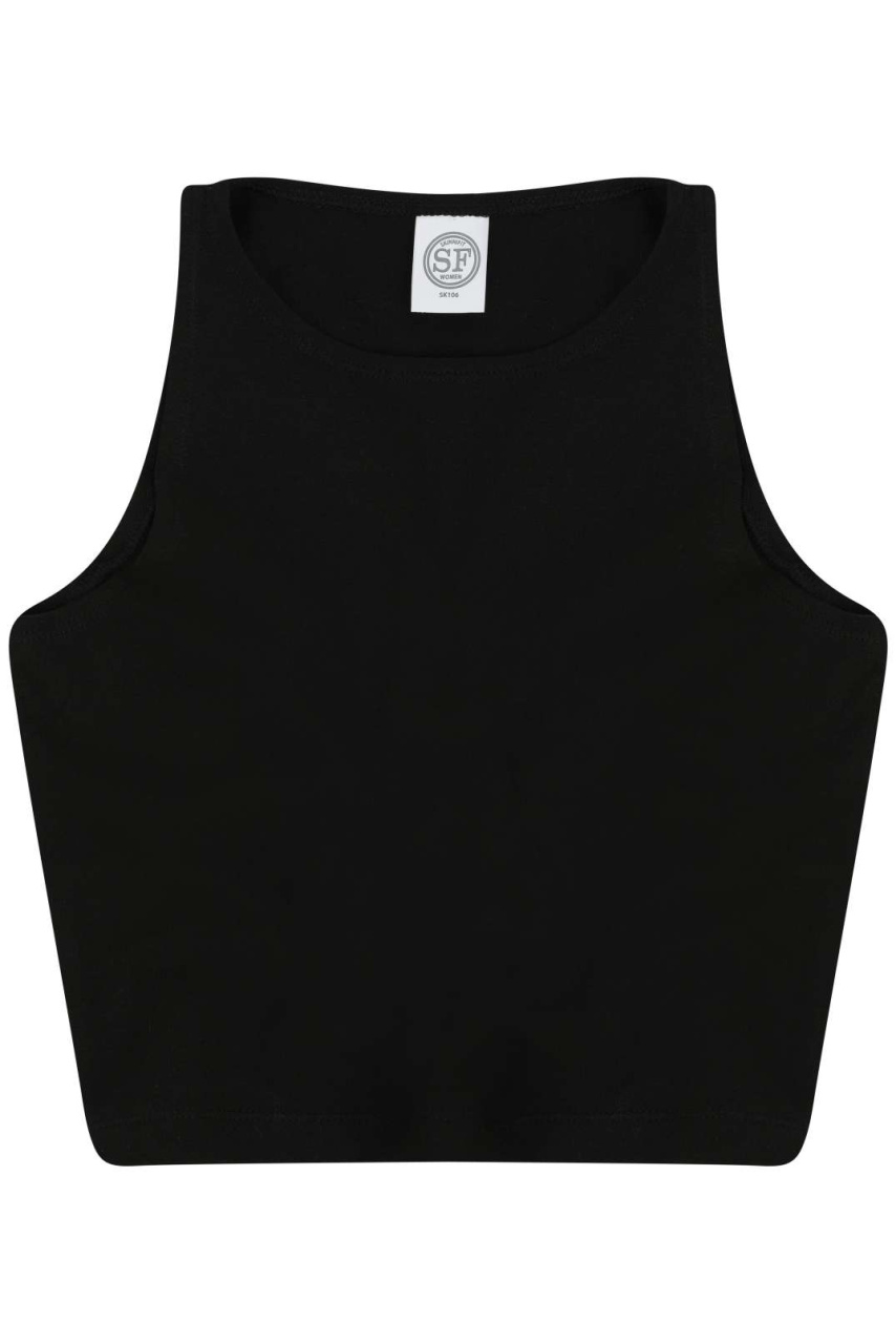 Women's Stretch Racerback Cropped Top