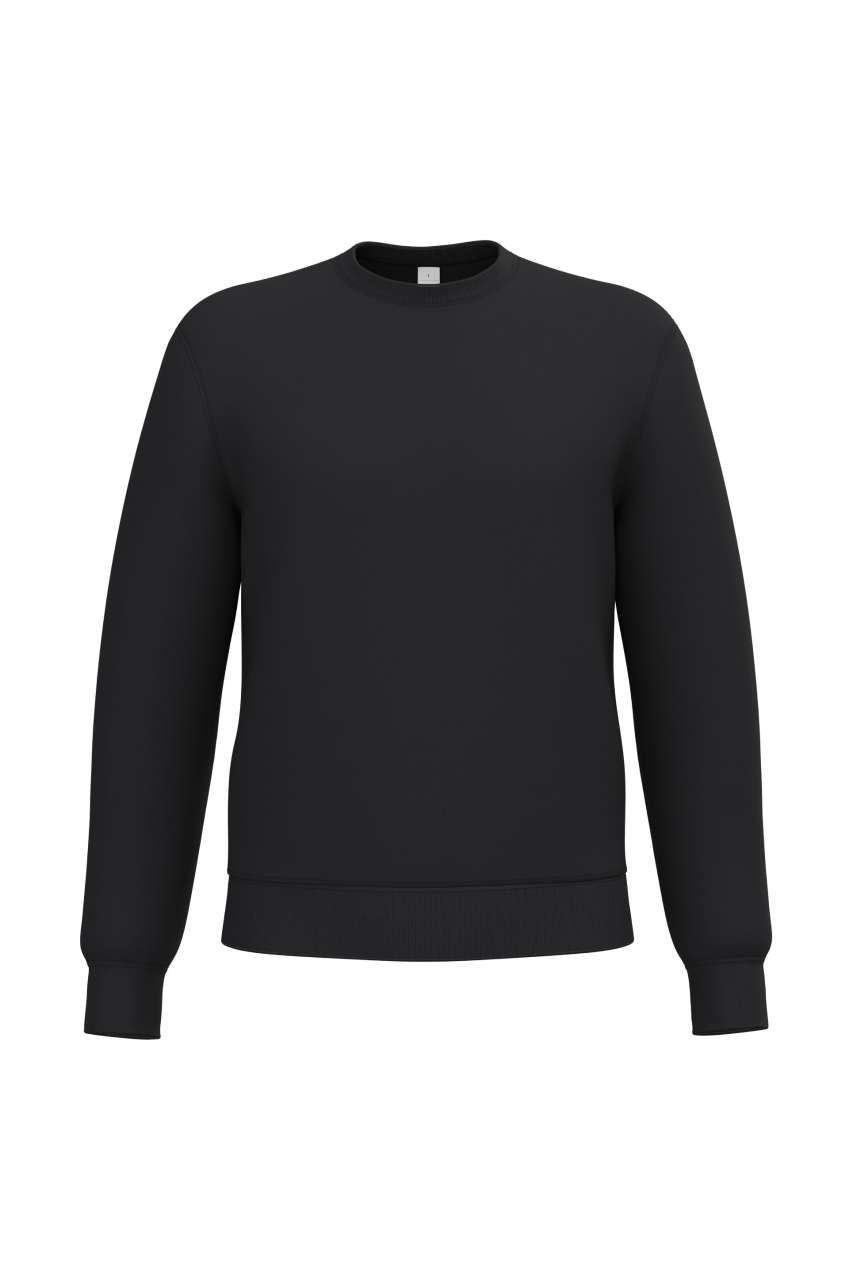 Hanorac Unisex Basic Albastru cu Guler Rotund