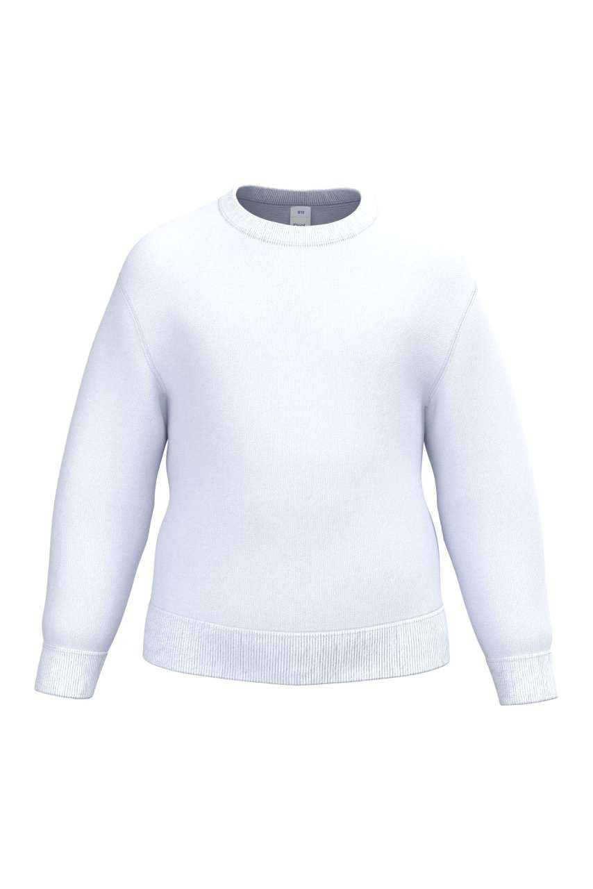 Bluza Basic cu Guler Rotund pentru Copii