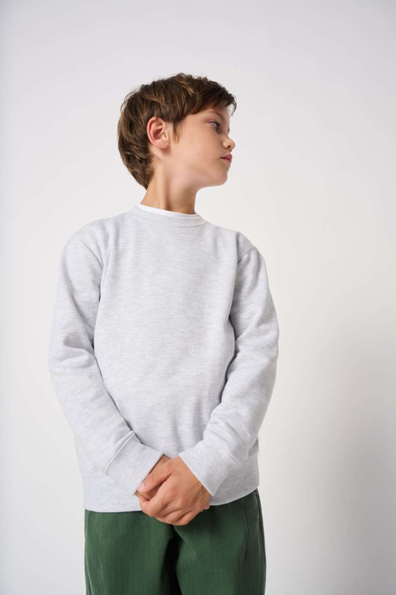Bluza Basic cu Guler Rotund pentru Copii