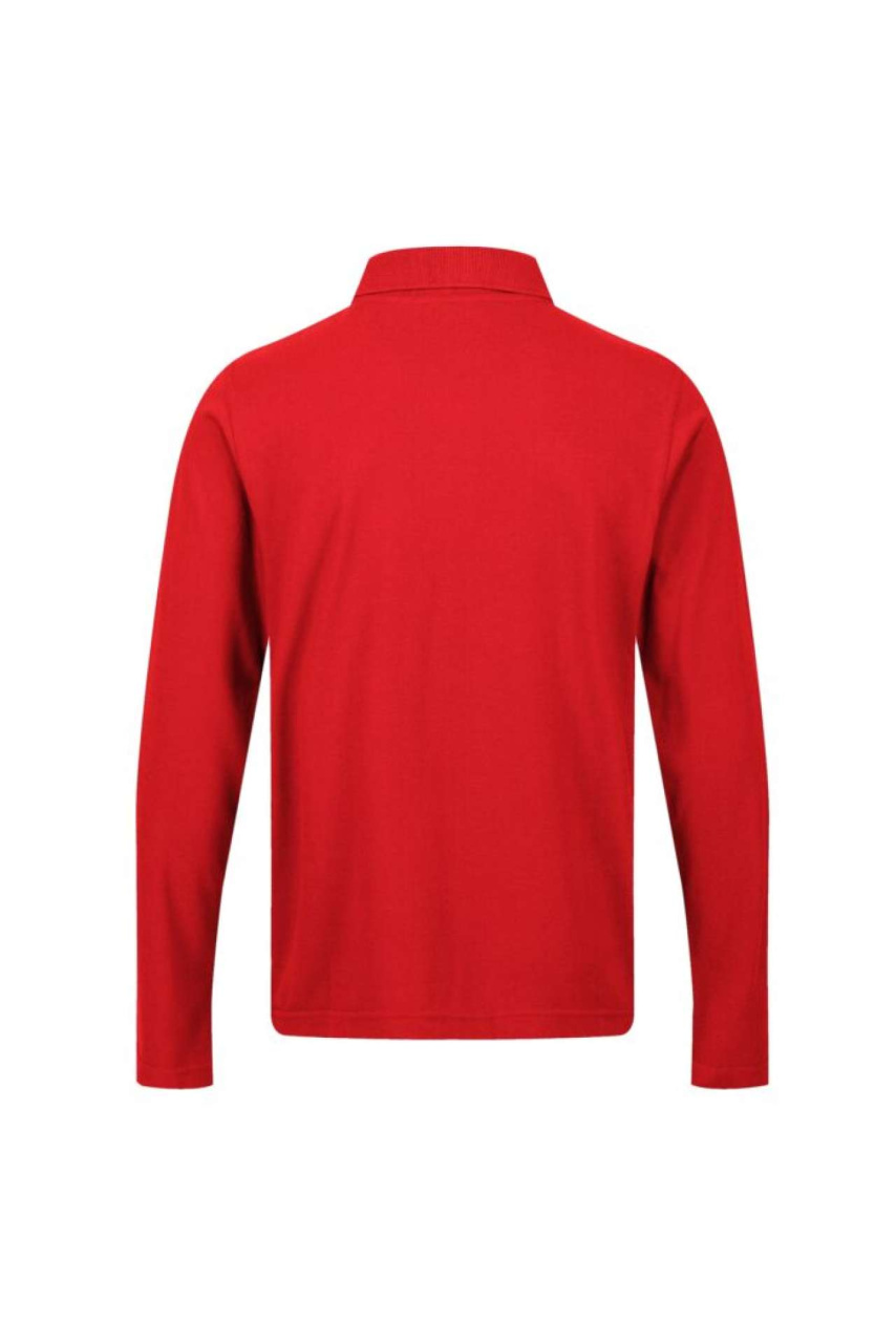Men's Long Sleeve Polo Shirt - Blue