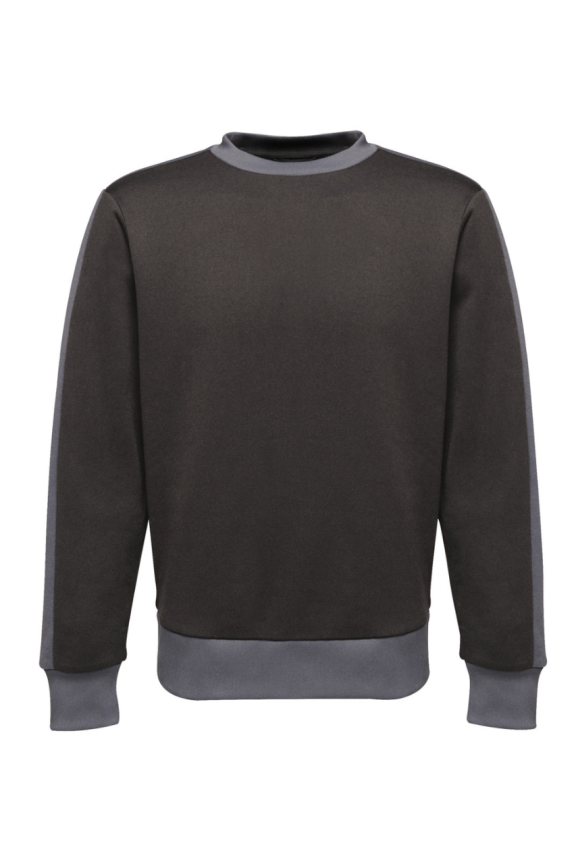 Contrast Crew Neck Sweatshirt - Stylish & Comfortable