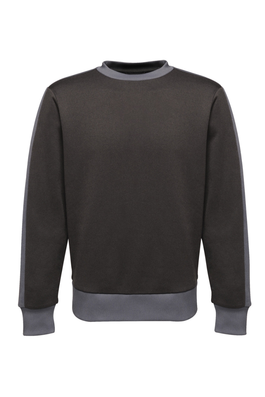Contrast Crew Neck Sweatshirt - Stylish & Comfortable