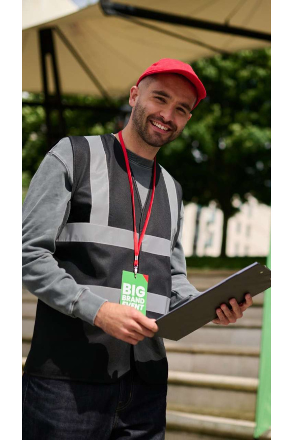 Hi-Vis Pro Identity Vest for Workplace Visibility