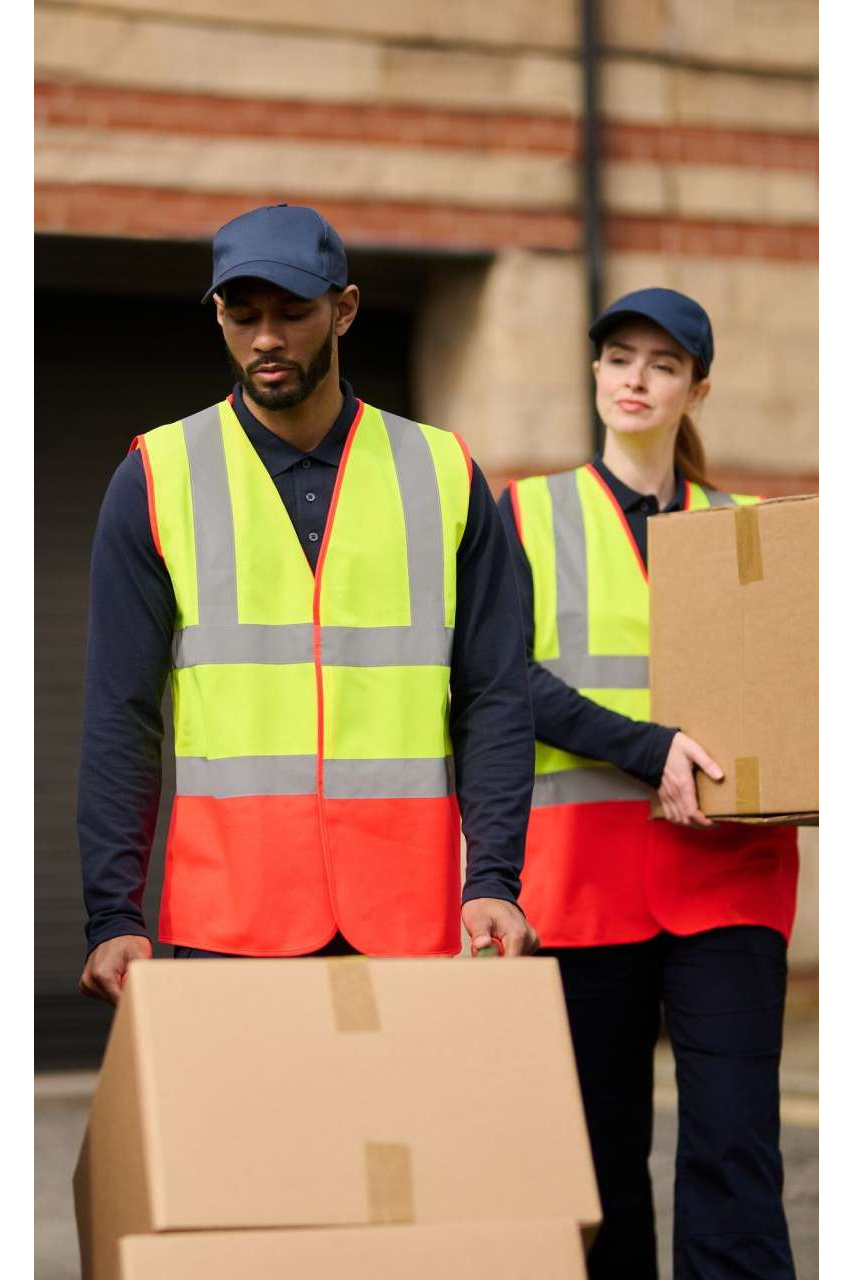 Vestă Hi Vis Bicolor PRO - Siguranță și Vizibilitate