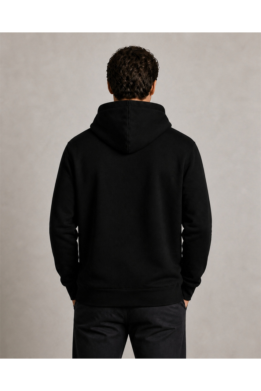 Hanorac bărbați Spartan Guard, bumbac, casual, streetwear, negru