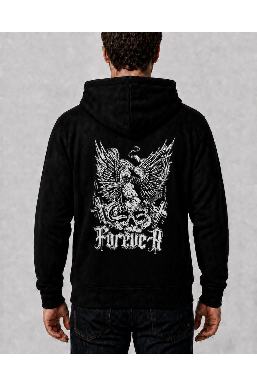 Men's Forever Eagle Cotton Hoodie